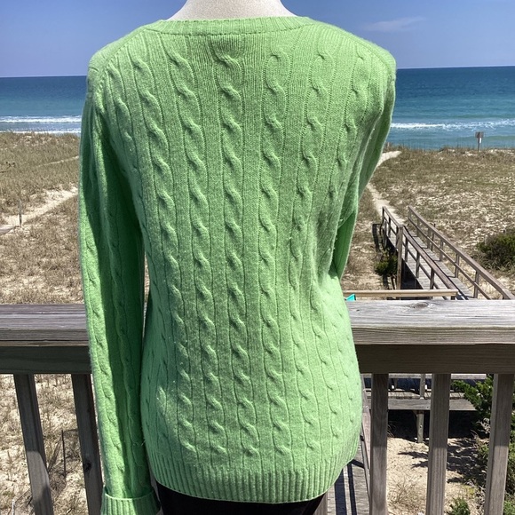 J. Crew Cashmere Cable Knit Sweater - Picture 5 of 10